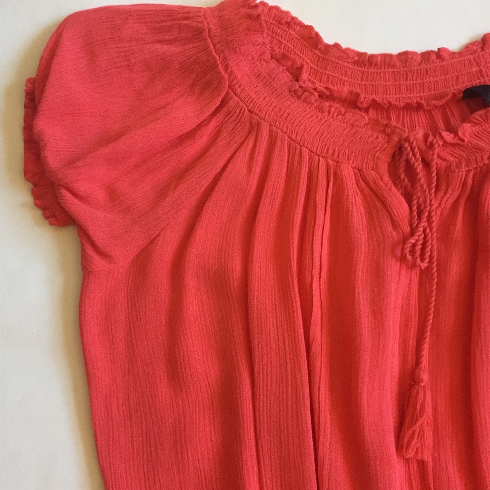 Coral shirt